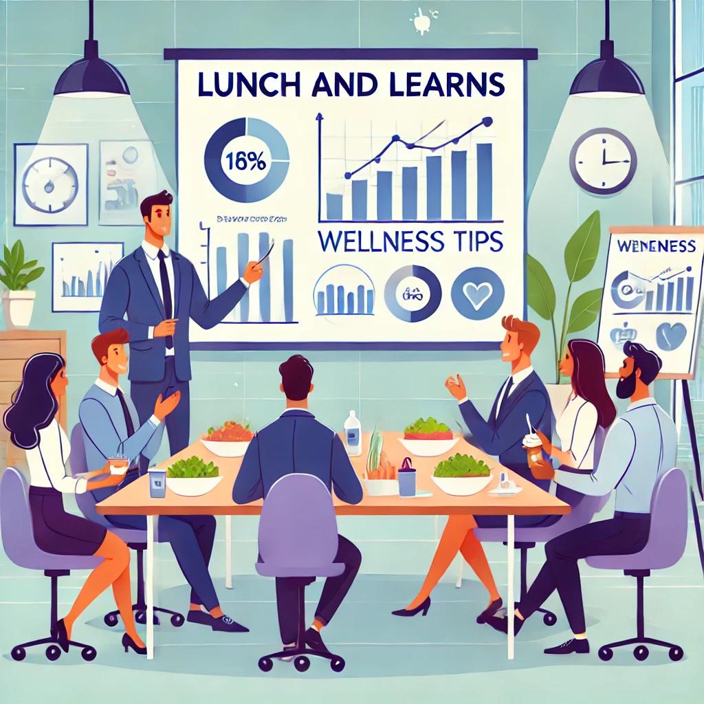 lunch and learns for corporate wellness programs in Akron canton columbus cleveland ohio workplace wellness and fitness instruction personal trainer full scale fitness on-site instruction