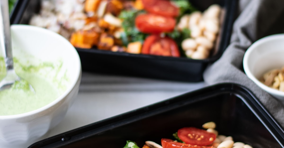Healthy meal prep bowls, representing the practical nutrition counseling guidance Full Scale Fitness offers clients in Canton, Ohio
